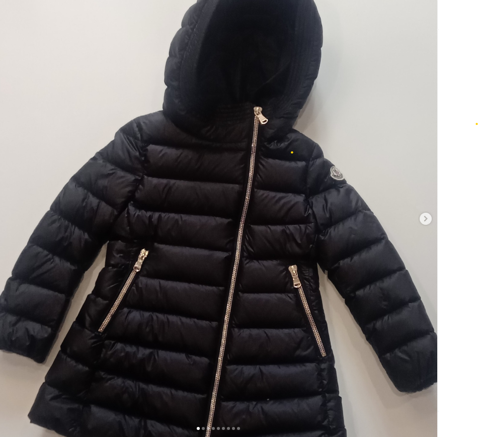 Original Moncler Enfant "Mafuane" Girls Luxury Down Coat (5 Years / 112 cm)