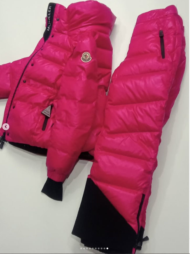Original Moncler Enfant Girls Premium Luxury 2-Piece Ski Set (8 Years / 128-130 cm)