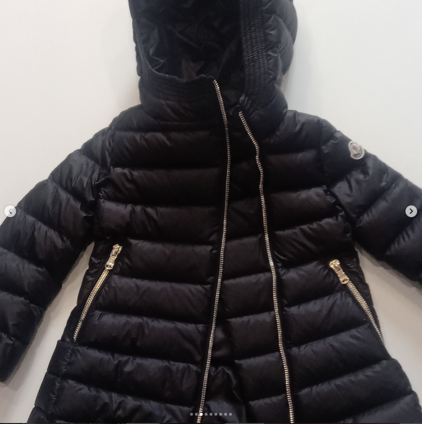 Original Moncler Enfant "Mafuane" Girls Luxury Down Coat (5 Years / 112 cm)