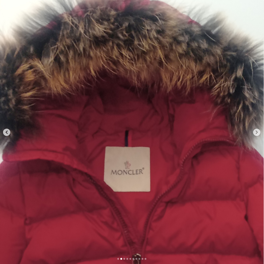 Original Moncler Enfant "Byron" Kids Luxury Fur Down Jacket (4 Years / 104 cm)