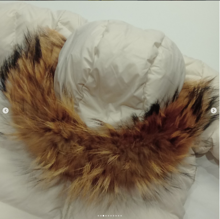 Original Moncler Baby Enfant Pure White Down Snowsuit with Real Fur & Booties (6-9 Months / 68-74 cm)
