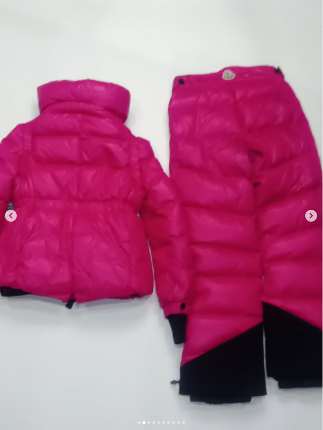 Original Moncler Enfant Girls Premium Luxury 2-Piece Ski Set (8 Years / 128-130 cm)