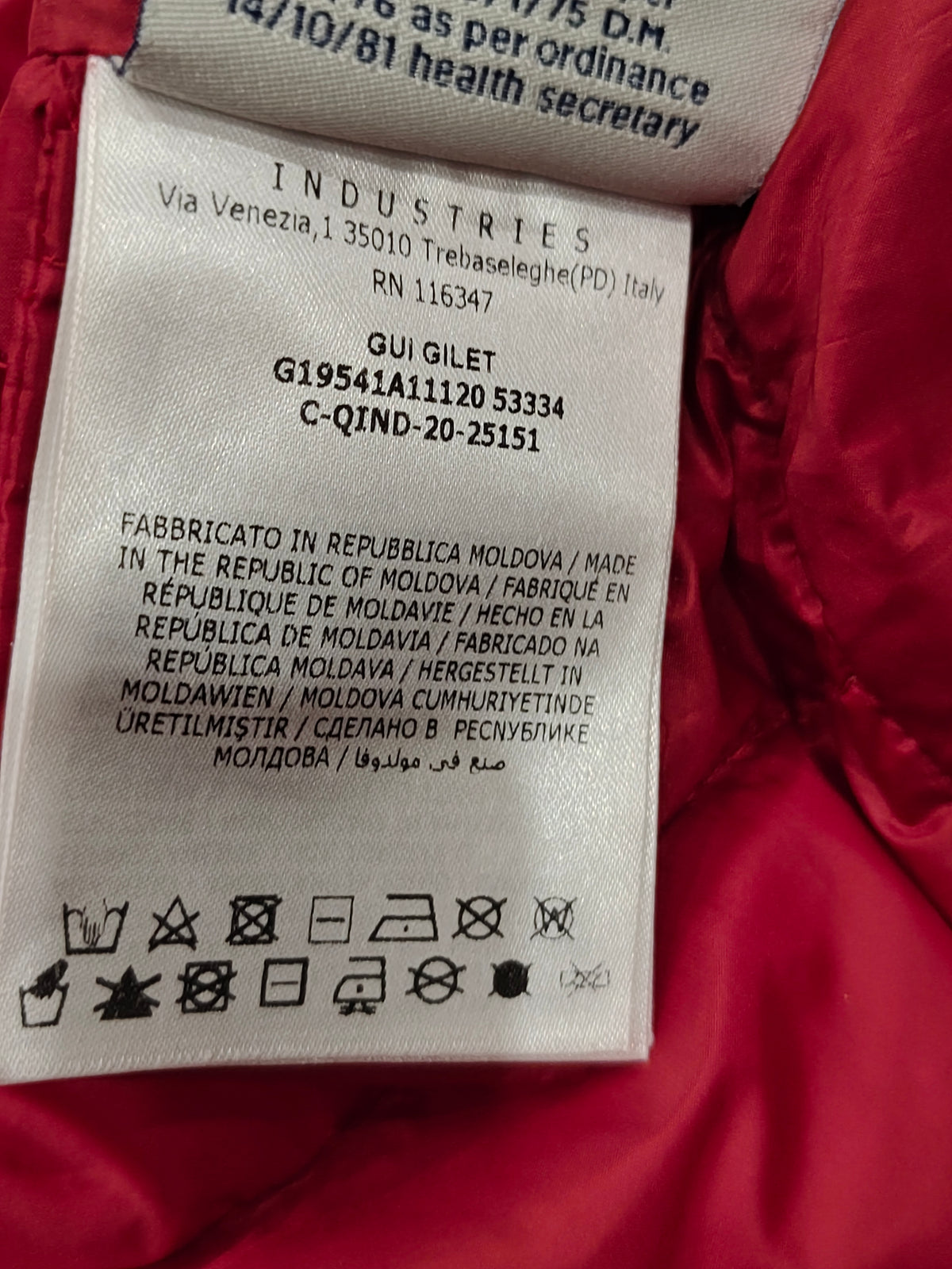 Original Moncler Enfant "Gui" Kids Luxury Down Gilet / Vest (10 Years / 140 cm)