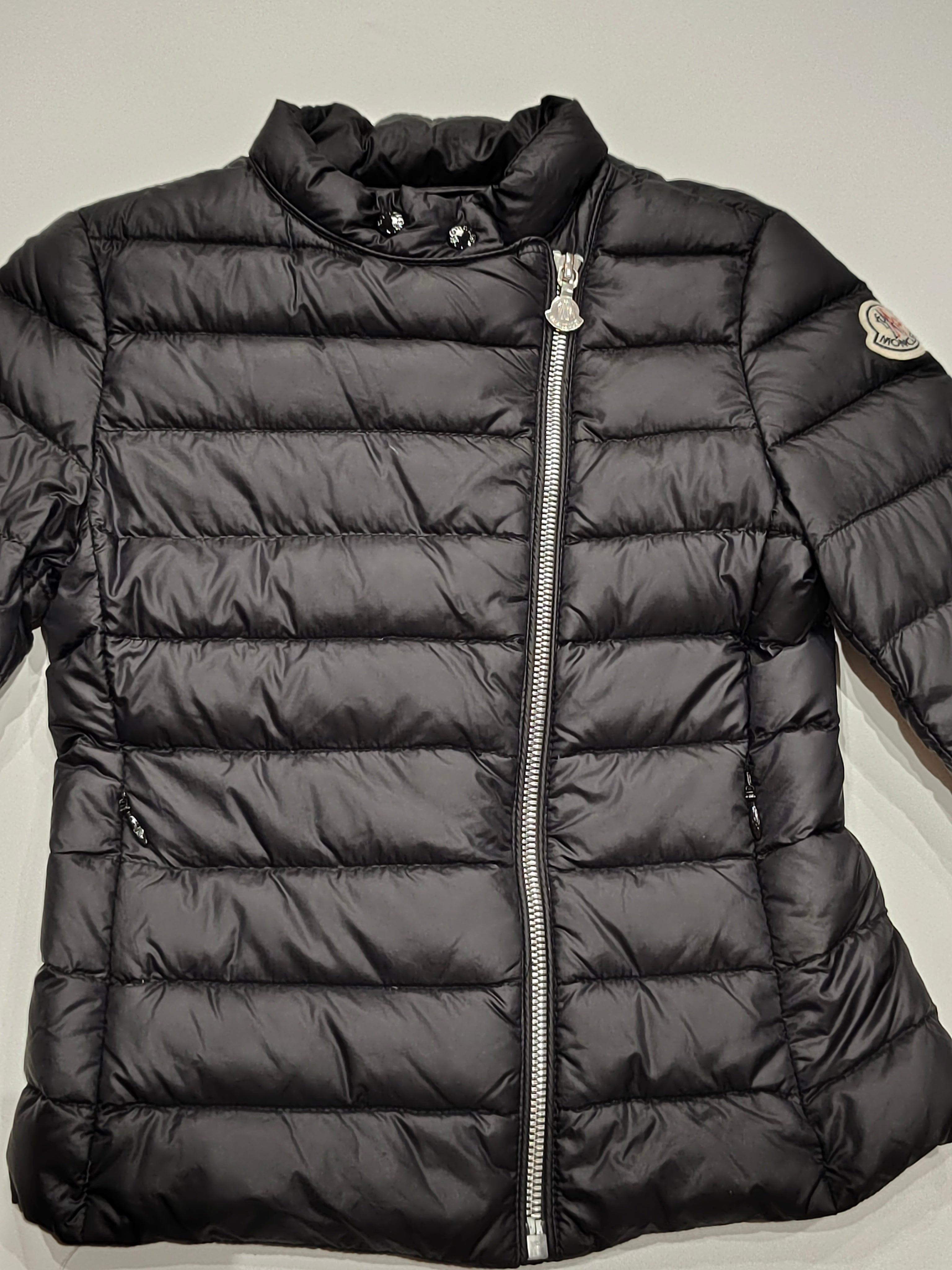 Original Moncler Enfant "Amy" Ultra-Light Down Jacket (Tag 8 Years / Fits 6-7 Years)