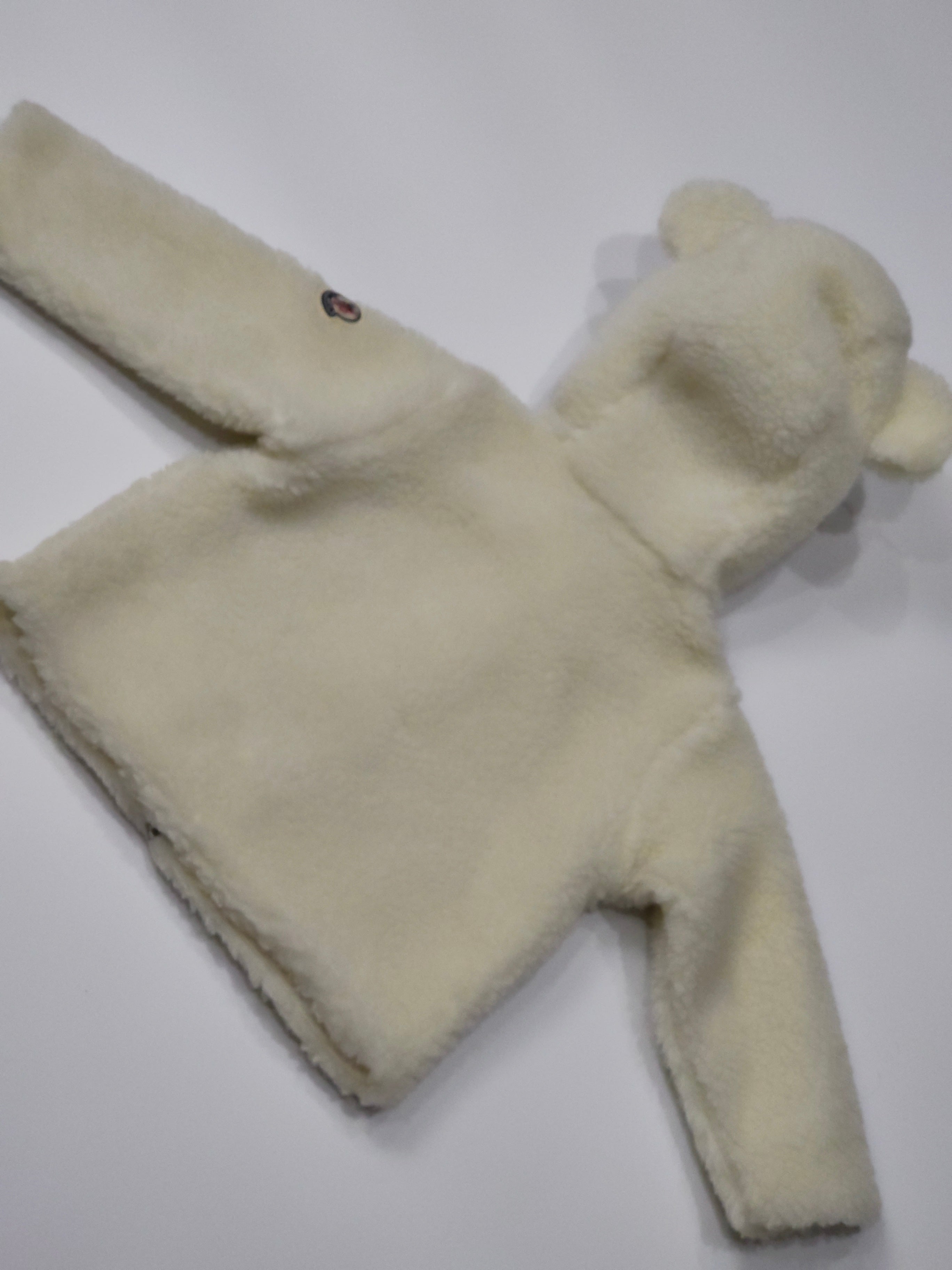 Original Moncler Baby "Bear Ears" Luxury Plush Fleece Jacket (9-12 Months)
