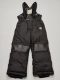 Original Moncler Enfant Kids Luxury Down Ski Pants with Leather Knee Patches (8 Years / 128 cm)