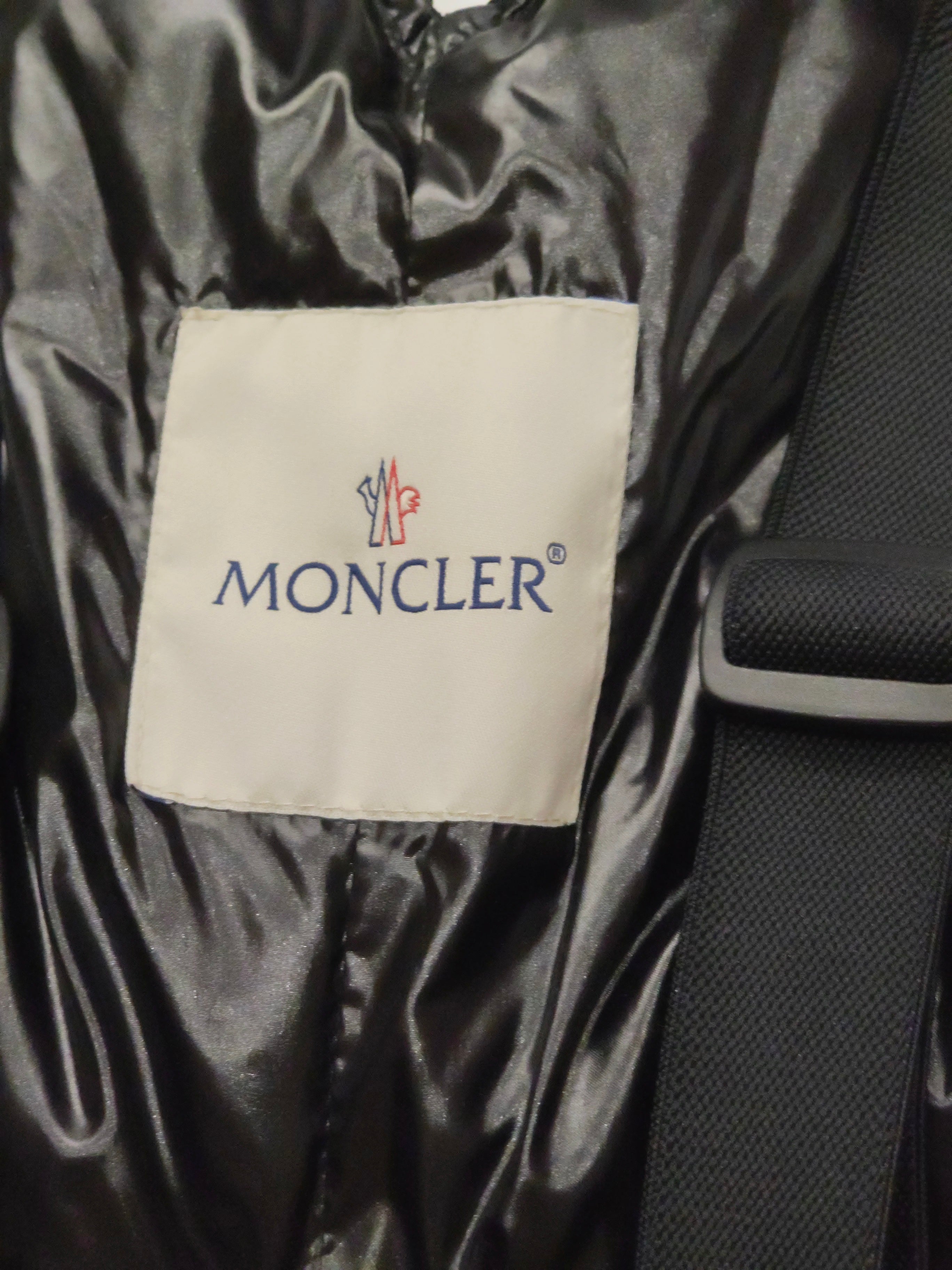 Original Moncler Enfant Kids Luxury Down Ski Pants with Leather Knee Patches (8 Years / 128 cm)