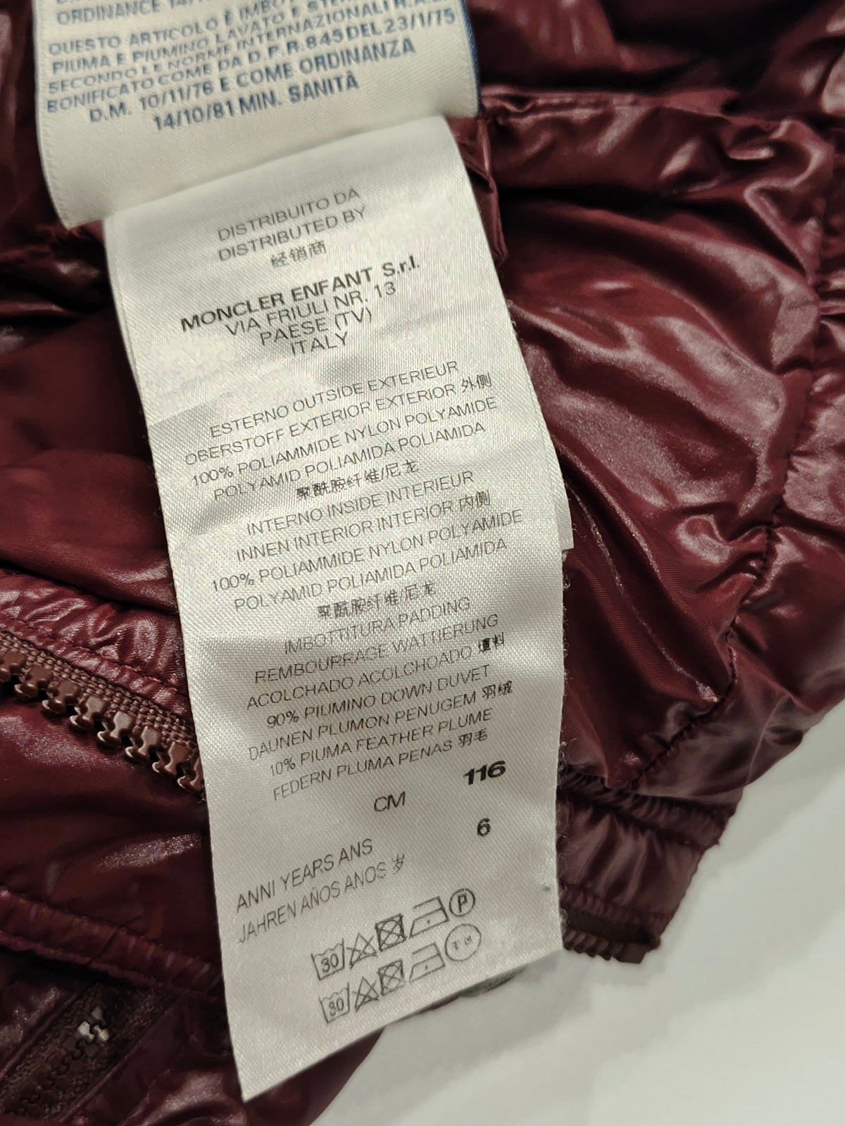 Original Moncler Enfant Kids Luxury Down Ski Pants / Snowsuit (6 Years / 116 cm)