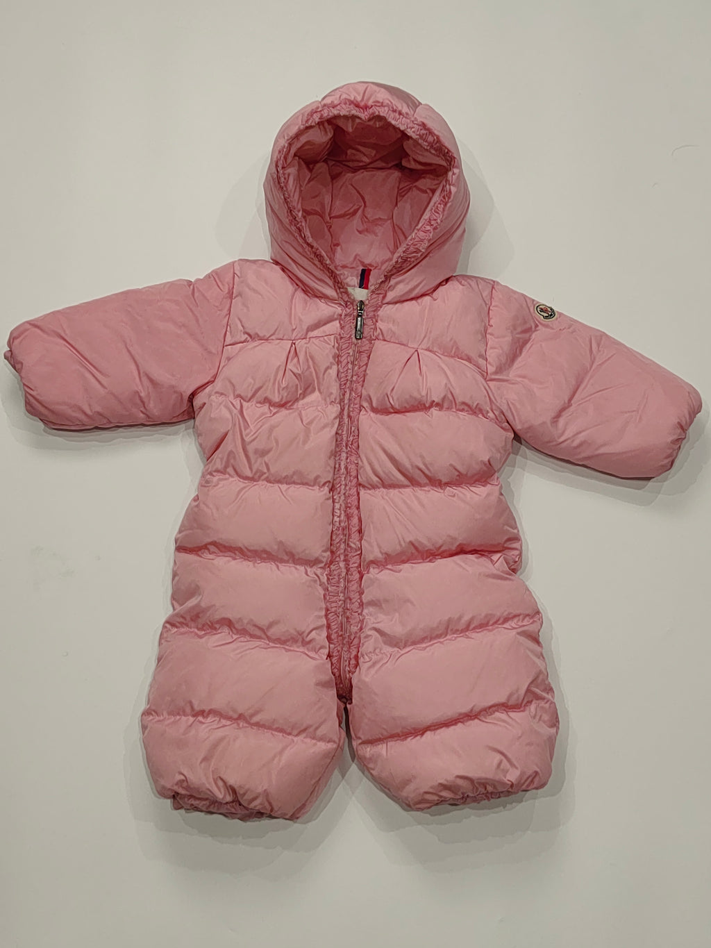 Original Moncler Enfant Baby Girls Luxury Down Snowsuit (6-12 Months)