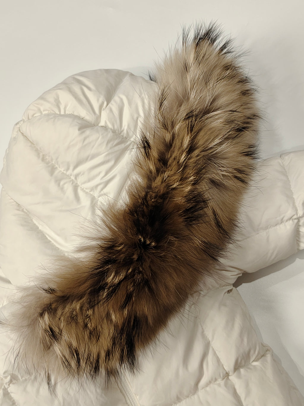 Original Moncler Enfant "New Jean" Baby Luxury Goose Down Snowsuit with Real Fur & Booties (6-9 Months / 68 cm)
