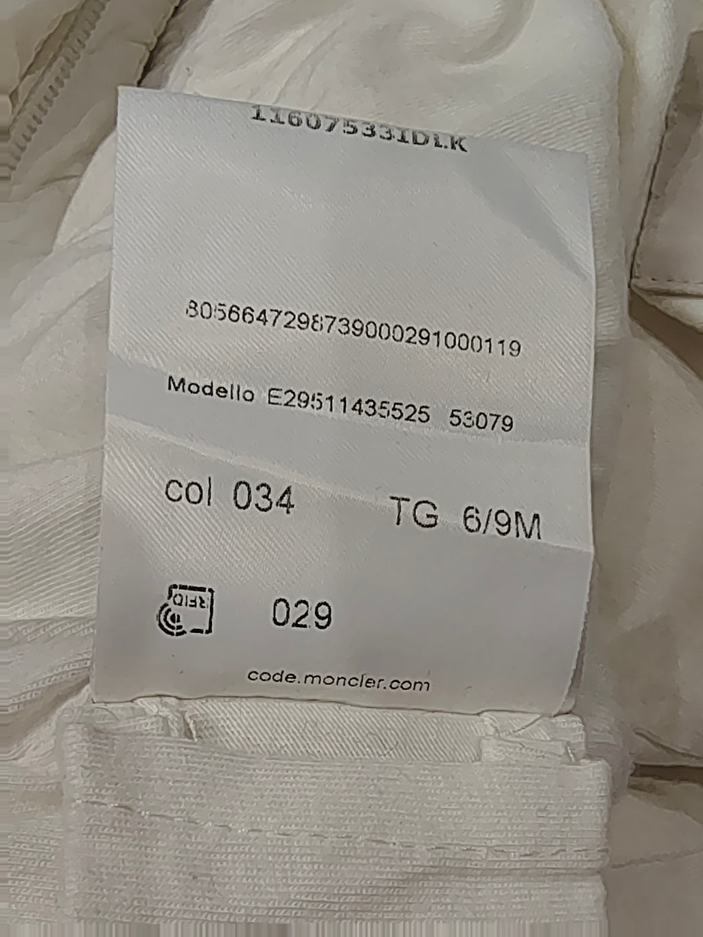 Original Moncler Enfant "New Jean" Baby Luxury Goose Down Snowsuit with Real Fur & Booties (6-9 Months / 68 cm)