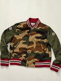 Original Moncler Enfant "Jupiter" Kids Luxury Camouflage Varsity Bomber Jacket (12 Years / 152 cm)