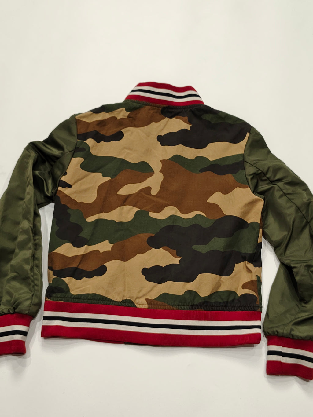 Original Moncler Enfant "Jupiter" Kids Luxury Camouflage Varsity Bomber Jacket (12 Years / 152 cm)