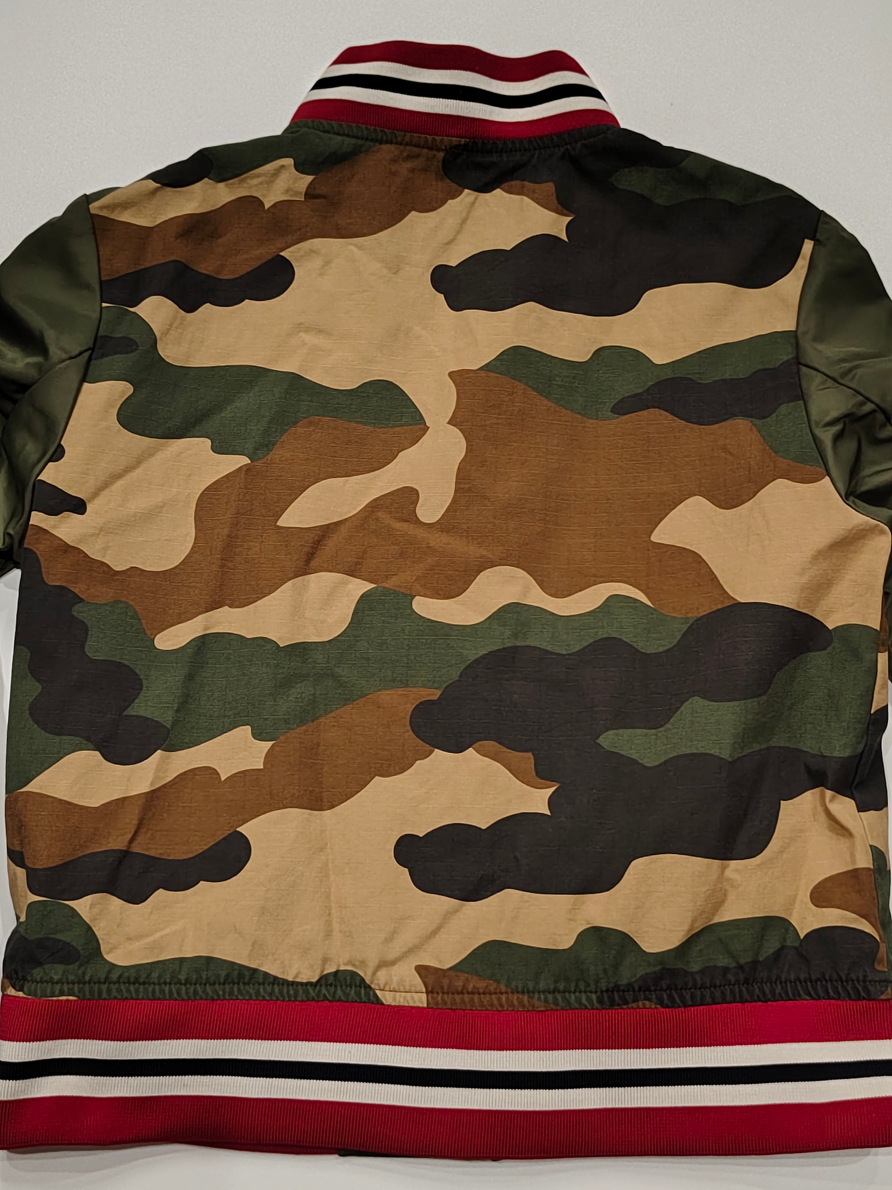 Original Moncler Enfant "Jupiter" Kids Luxury Camouflage Varsity Bomber Jacket (12 Years / 152 cm)
