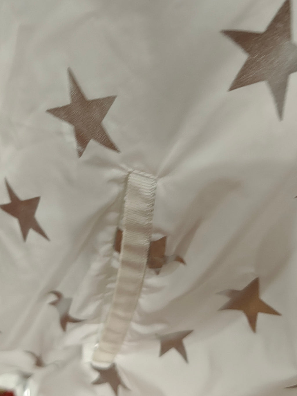 Original Moncler Enfant "Nicolette" Girls Luxury Silver Stars Windbreaker Jacket (14 Years / 164 cm)