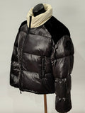 Original Moncler "Parana" Women's Luxury Velvet-Trimmed Down Jacket (Size 0 / XS)