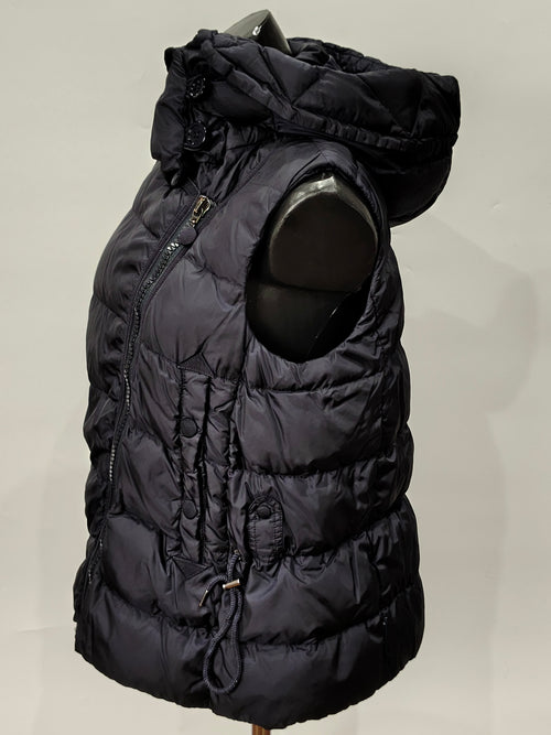Original Moncler "Laurie" Women's Luxury Asymmetrical Down Puffer Vest (Size 2 / Medium)