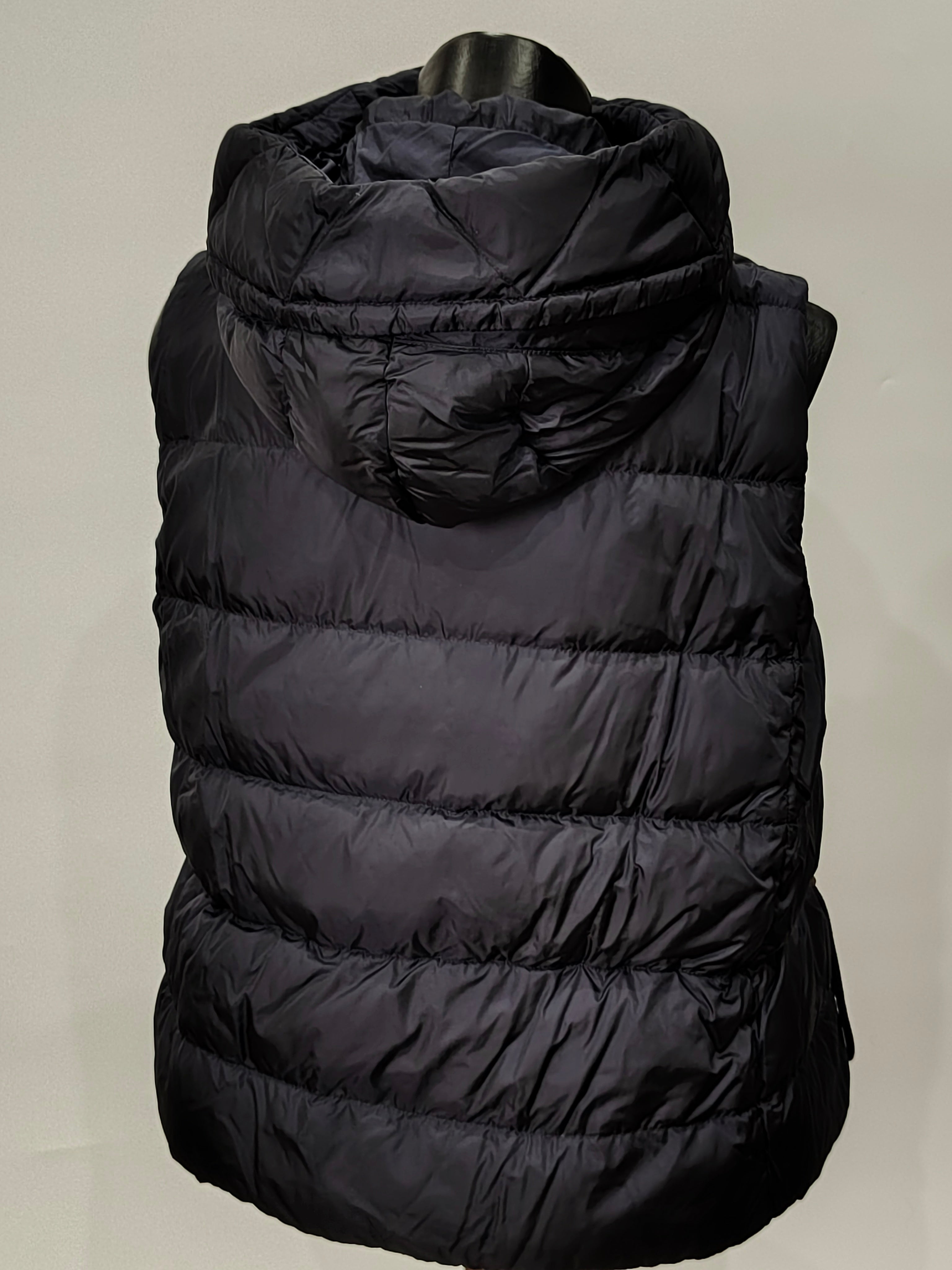Original Moncler "Laurie" Women's Luxury Asymmetrical Down Puffer Vest (Size 2 / Medium)