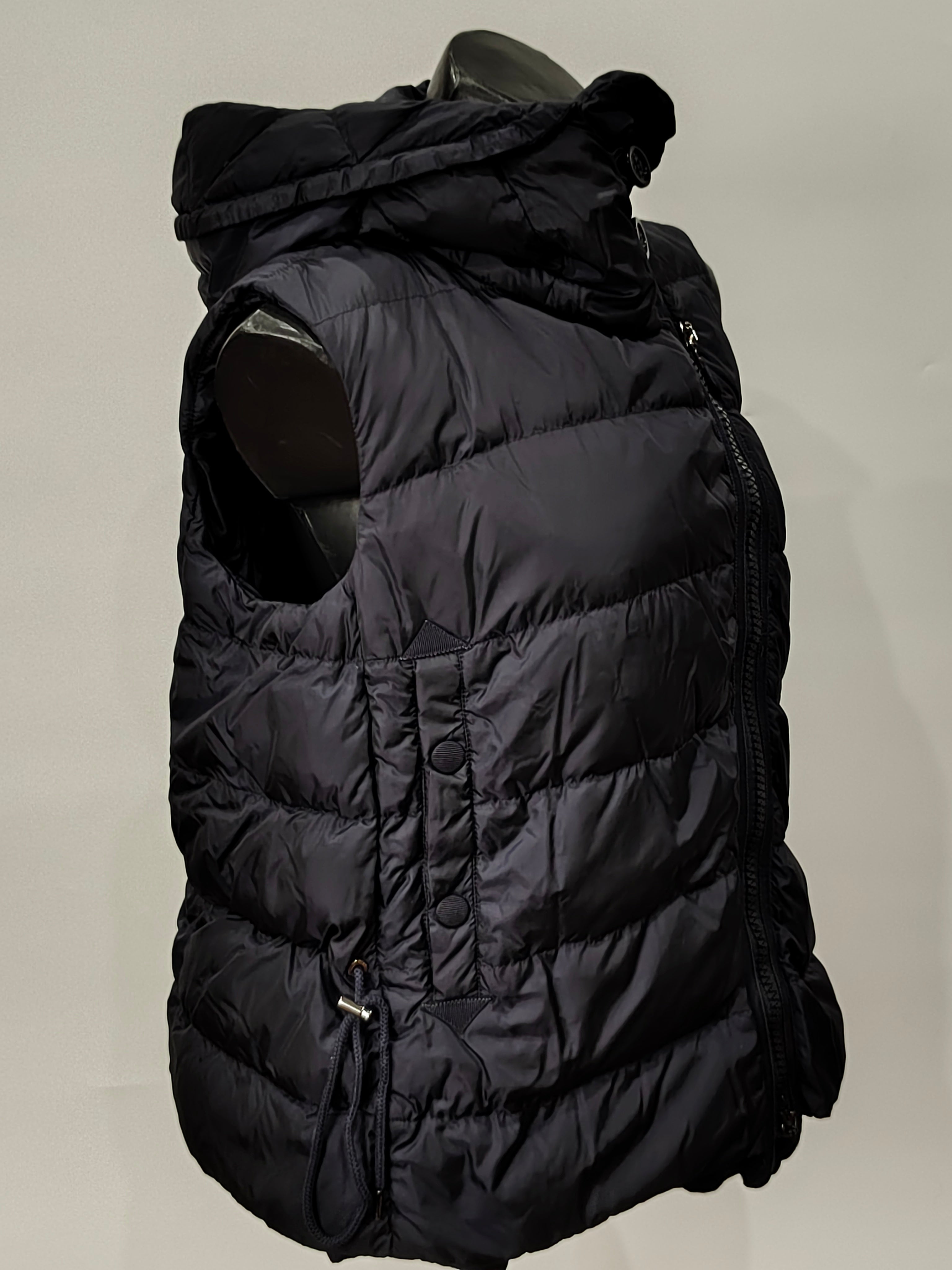 Original Moncler "Laurie" Women's Luxury Asymmetrical Down Puffer Vest (Size 2 / Medium)