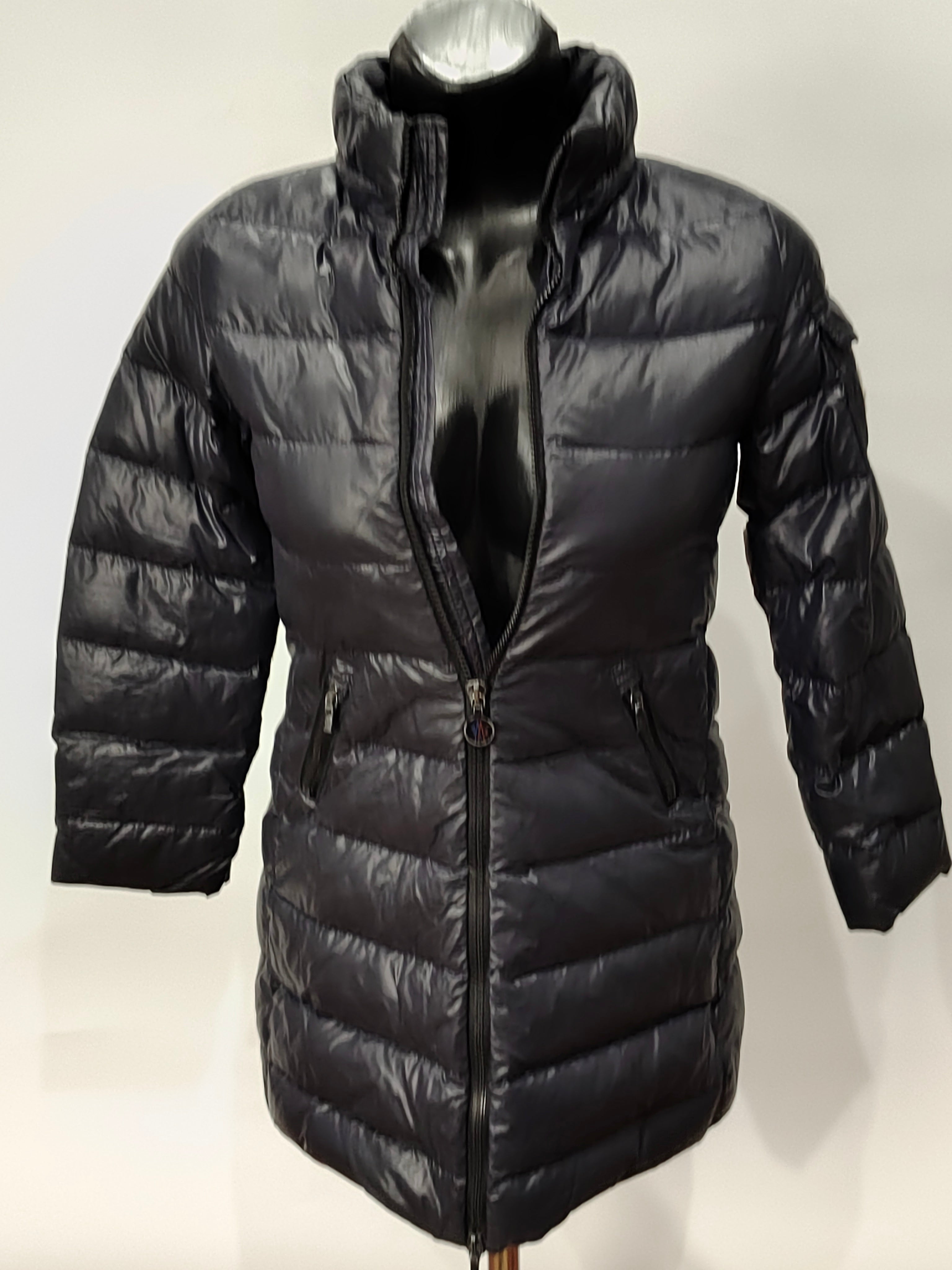 Original Moncler Enfant "Moka" Girls Luxury Long Down Coat (8 Years / 130 cm)
