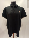 Original Moncler "Maglia Polo" Women's Luxury Short Sleeve Shirt (Size XL)