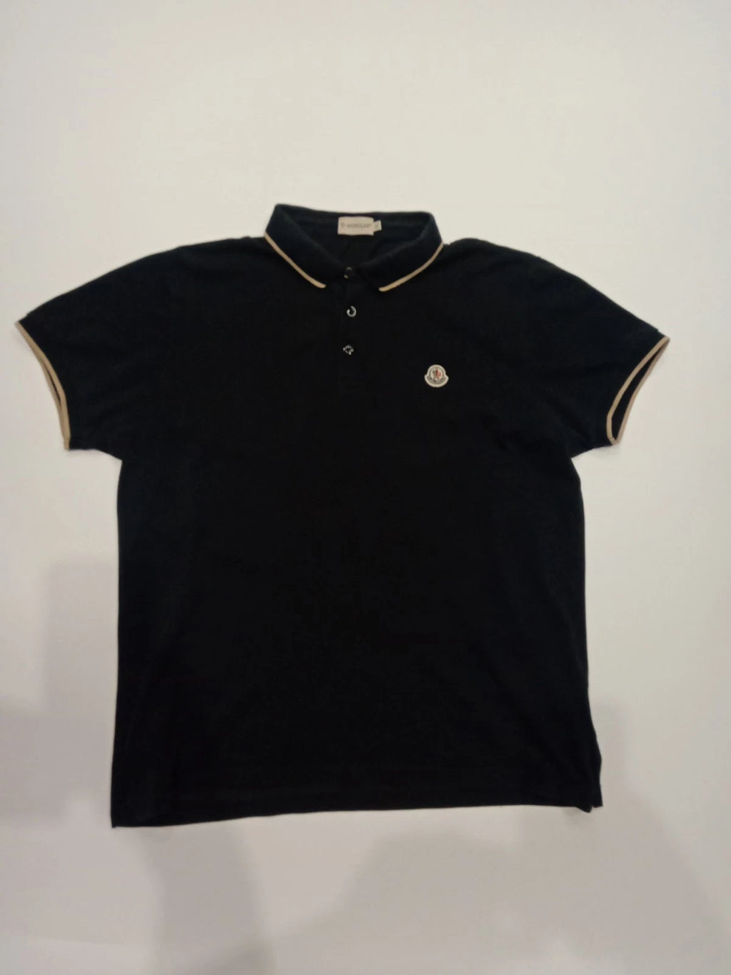 Original Moncler "Maglia Polo" Women's Luxury Short Sleeve Shirt (Size XL)